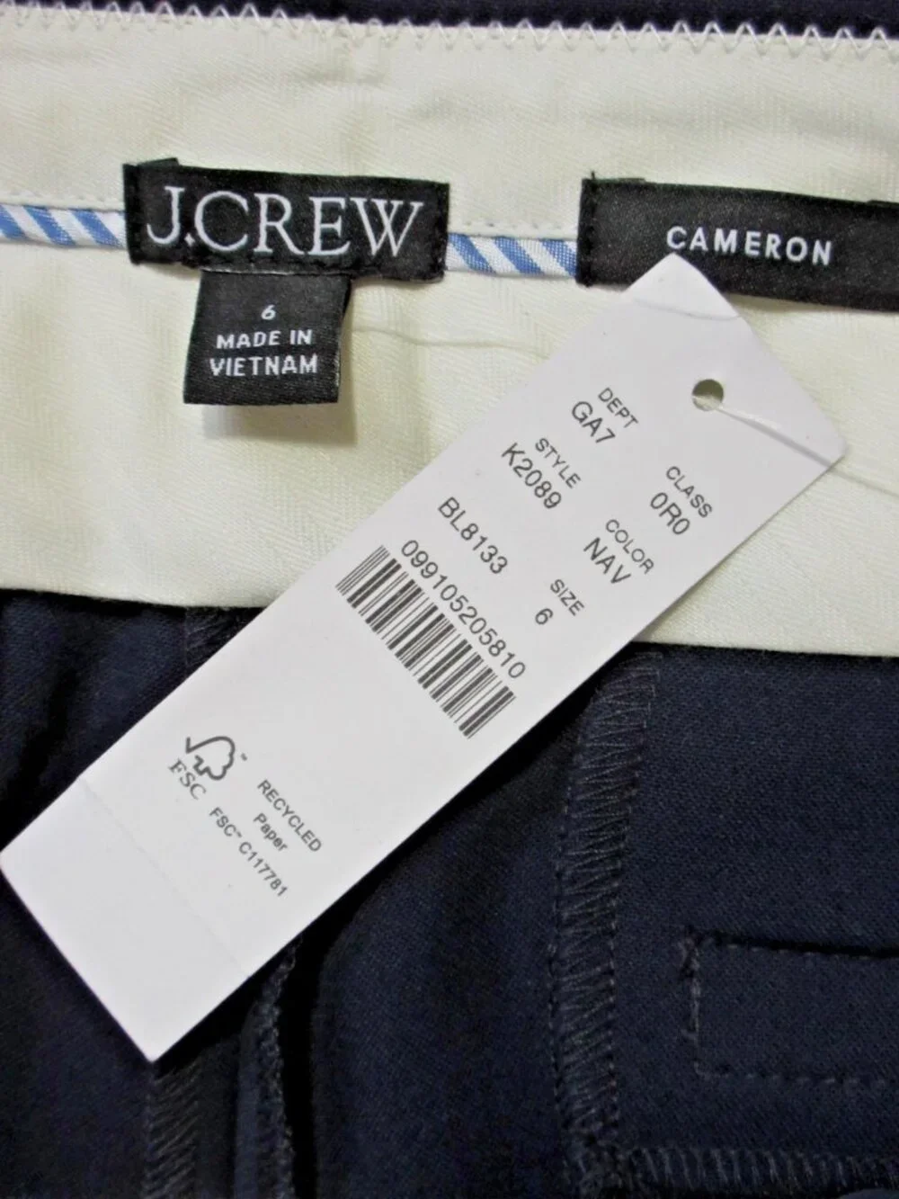 J. Crew up purchase
